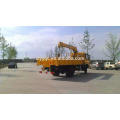 Dongfeng 4x4 truck crane with XCMG 5ton crane for sale